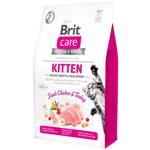 Корм сухий Brit Care Healthy Growth & Development з куркою та індичкою для кошенят 2кг