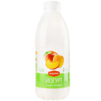 RadyMo Peach-apricot Yogurt 1.5% 870g - buy, prices for - photo 2