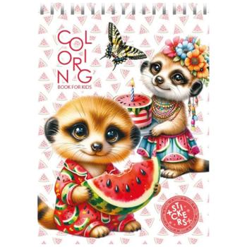 Coloring Book on Spring with Stickers 148x210mm 12 Sheets in assortment - buy, prices for EKO Market - photo 3