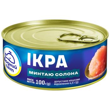 Ікра минтая Водний Світ 100г - купити, ціни на Епіцентр FOOD - фото 1