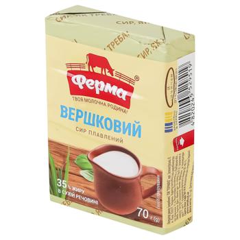 Сыр плавленый Ферма Сливочный 40% 70г - купить, цены на Cупермаркет "Харьков" - фото 4