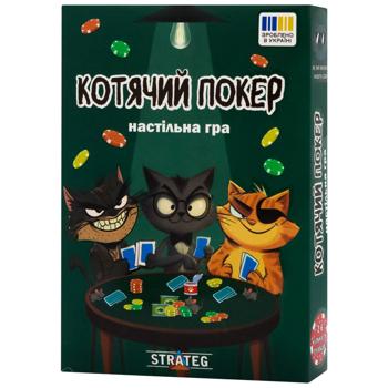 Настольная игра Strateg Кошачий покер