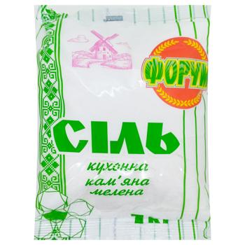 Соль Форум каменная молотая 1кг - купить, цены на Чудо Маркет - фото 1