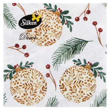 Silken Balls Toys 3-Ply Table Napkins 33x33cm 18pcs - buy, prices for - photo 3