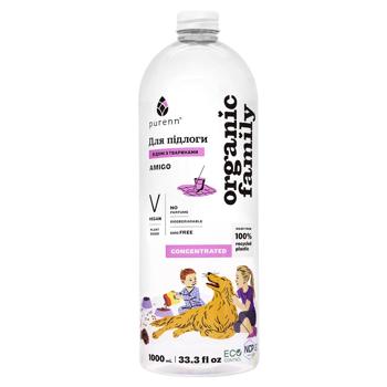 Средство моющее Organic Family Amigo Animal Friendly для пола 1л - купить, цены на КОСМОС - фото 1