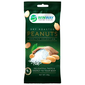 Winway Fried Salted Peanuts 60g - buy, prices for Epicentr FOOD - photo 1