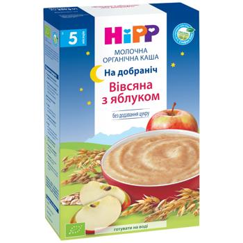 Hipp Organic Good Night Oat With Apples For Babies From 5 Months Milky Porridge 250g - buy, prices for MegaMarket - photo 1