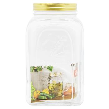 Pasabahce Homemade Jar with Metal Lid 1.5l - buy, prices for MegaMarket - photo 1