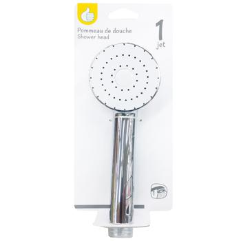 Auchan Chrome Shower Head 1 Mode 62mm
