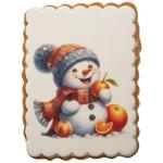 Dobryk Snowman with Oranges Gingerbread 70g