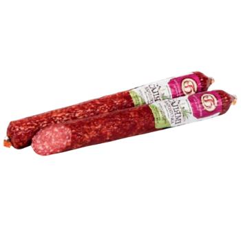 Ковбаса  ваг. БМК Салямі Карпатська з м'яса птиці с/в в/с / 1кг - buy, prices for Torba - photo 1