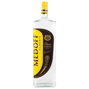 Medoff Classic Premium Vodka 40% 1l - buy, prices for COSMOS - photo 1