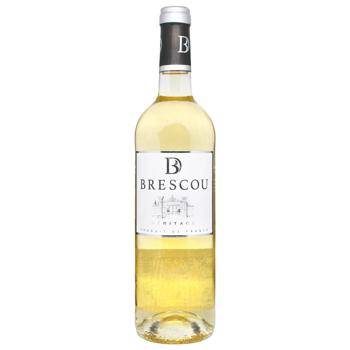 Вино Brescou Heritage белое сухое 13% 0,75л - купить, цены на КОСМОС - фото 1