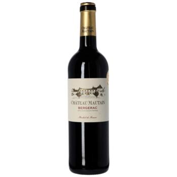 Вино Chateau Mautain de Bergerac красное сухое 13,5% 0,75л - купить, цены на Эпицентр FOOD - фото 1