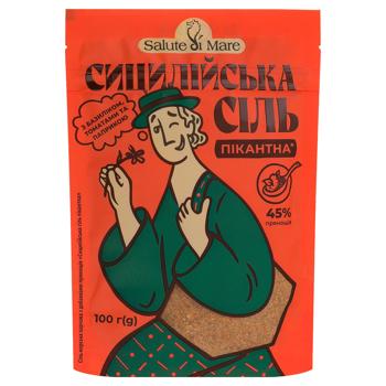 Salute di Mare Sicilian Sea Salt with Spices 100g - buy, prices for MegaMarket - photo 1