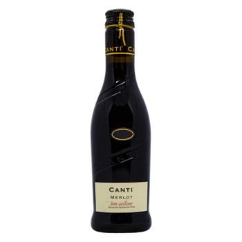 Вино Canti Merlot Terre Siciliane красное сухое 13% 250мл - купить, цены на - фото 1