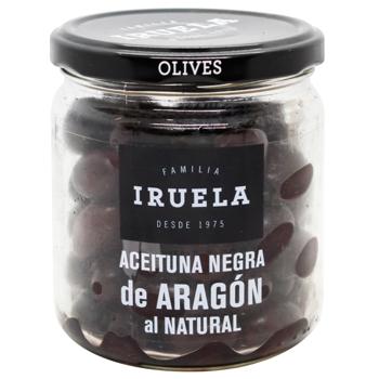 Iruela Empeltre Of Aragon Black Olives 370g - buy, prices for WINETIME - photo 1