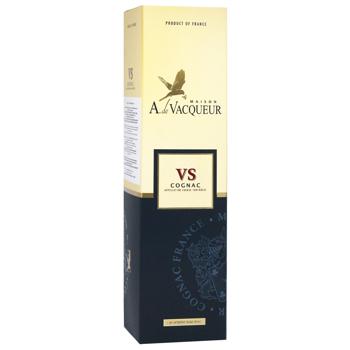 Коньяк MAISON A. DE VACQUEUR VS 0,7л 40% (Франція) - купить, цены на КОСМОС - фото 4