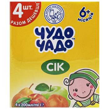 Набір соків Чудо-Чадо 200мл х 4шт - купити, ціни на Чудо Маркет - фото 2