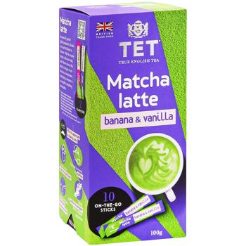 Напій на основі зеленого чаю ТЕТ Matcha Latte банан та ваніль 10г*10шт - купити, ціни на Cупермаркет "Харків" - фото 3