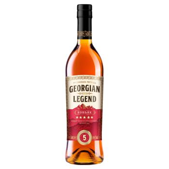 Georgian Legend Cognac of Ukraine 5 Years 40% 0.7l - buy, prices for EKO Market - photo 1