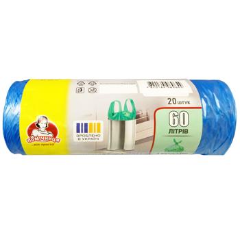 Pomichnytsya Trash Bag with Handles 60l 20pcs