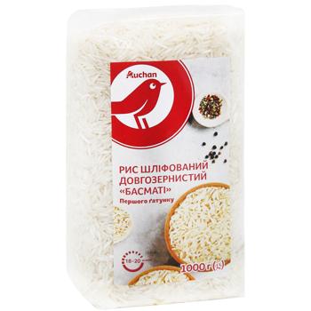 Auchan Basmati Polished Long-grained Rice 1kg - buy, prices for Auchan - photo 3