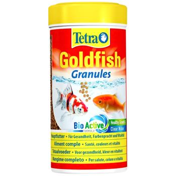 Сухий корм для акваріумних риб Tetra в гранулах «Goldfish Granules» 250 мл (для золотих рибок) - купить, цены на MasterZoo - фото 1