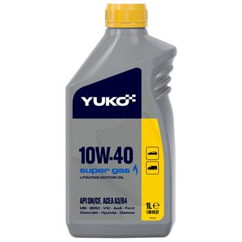 Моторное масло Yuko Super Gas 10W-40 API SМ/CF 1л