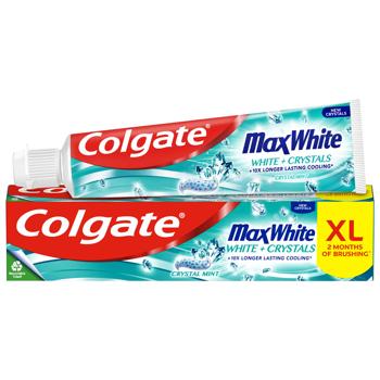 Зубная паста Colgate Max White Crystal mint 125мл - купить, цены на МегаМаркет - фото 1