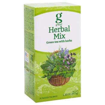 G'tea! Herbal Mix Green Tea with Herbs 1.5g*25pcs - buy, prices for ULTRAMARKET - photo 2