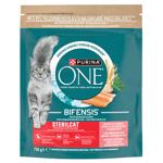 Корм сухий Purina One з лососем для стерилізованих котів 750г