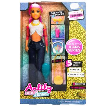Лялька Shantou Yisheng Jeans Pink Hair
