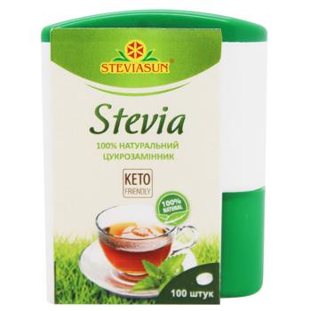 Сахарозаменитель Steviasun Stevia 100шт - купить, цены на Торба - фото 1