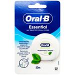 Зубная нить Oral-B Essential Floss Мятная вощеная 50м
