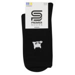 Носки Premier Socks Премиум Кот женские р.23-25 черный