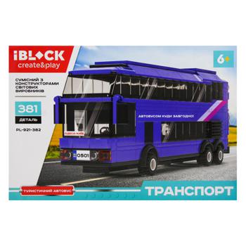 Конструктор Iblock туристический автобус PL-921-382 - купить, цены на - фото 2