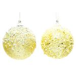 Куля ялинкова Decoris Sparkle Mix 10см в асортименті