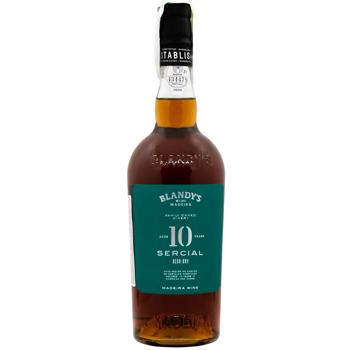 Вино Blandy's 10 Years Old Sercial кріплене біле сухе 19% 0,75л