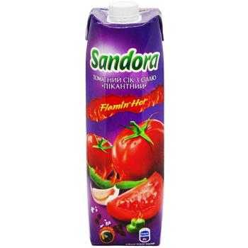 Сок Sandora Пикантный томатный с солью 0,95л - купить, цены на КОСМОС - фото 2
