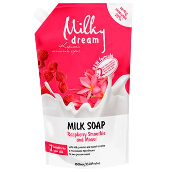 Milky Dream Raspberry Smoothie and Monoi Liquid Cream Soap 1l - buy, prices for NOVUS - photo 1