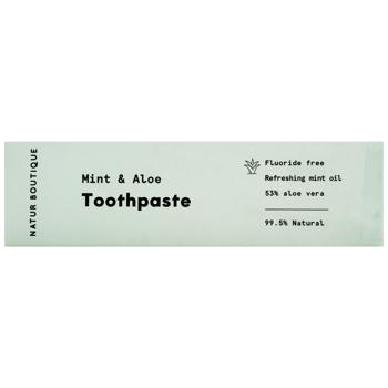 Natur Boutique Toothpaste with Mint and Aloe 75ml - buy, prices for MegaMarket - photo 2