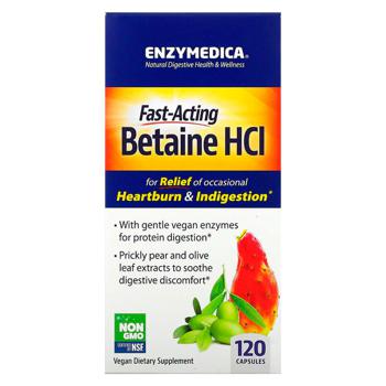 Enzymedica Betaine HCI 120 capsules - buy, prices for Biotus - photo 2