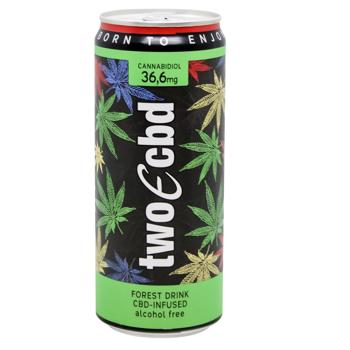 TwoЕcbd Forest Drink Energy Drink 0.33l - buy, prices for NOVUS - photo 1