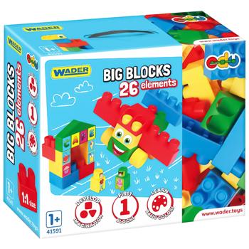 Wader Big Blocks Constructor 26 Elements