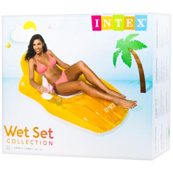 Intex Inflatable Raft Chair with Backrest 160x100cm - buy, prices for METRO - photo 3