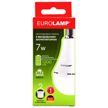 Eurolamp LED Lamp with Battery A60 7W E27 4000K - buy, prices for COSMOS - photo 4