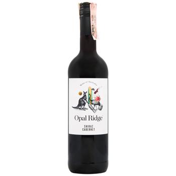 Opal Ridge Shiraz-Cabernet Red Dry Wine 14% 0.75l - buy, prices for ULTRAMARKET - photo 1