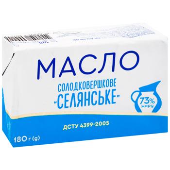 Selianske Sweet Cream Butter 73% 180g - buy, prices for - photo 3