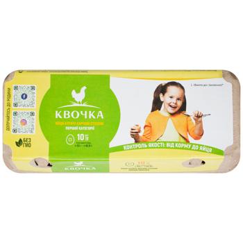 Яйця курячі Квочка С1 10шт - купити, ціни на МегаМаркет - фото 3